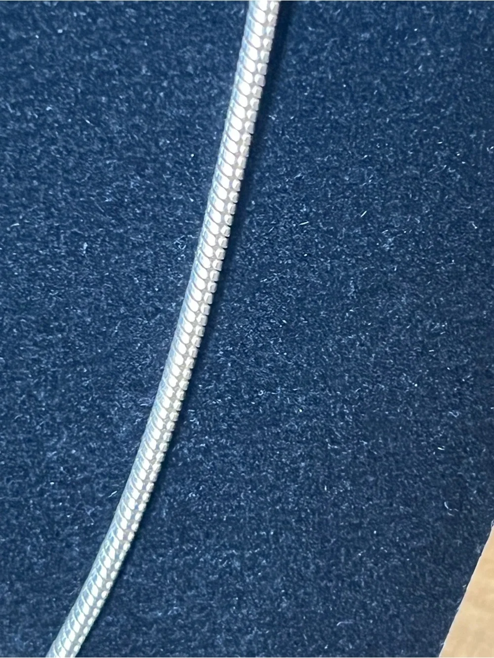 Sterling Silver Snake Chain Necklace - Silver .925